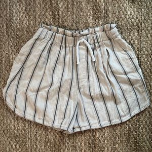 Zara girls striped shirt, size 9, blue coastal casual